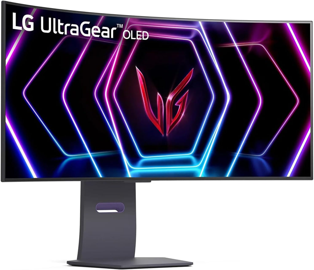 LG 39' Ultragear OLED Curved Gaming Monitor - WQHD 240Hz, 0.03ms, NVIDIA G-Sync Compatible, 800R Curvature, USB Type-C, DisplayHDR True Black 400