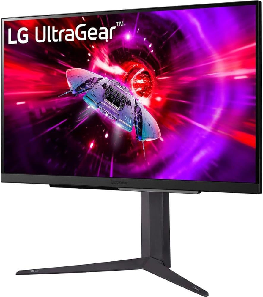 LG 27GR83Q-B 27 inch Ultragear QHD 1ms 240Hz Gaming Monitor Bundle with 2 YR CPS Enhanced Protection Pack
