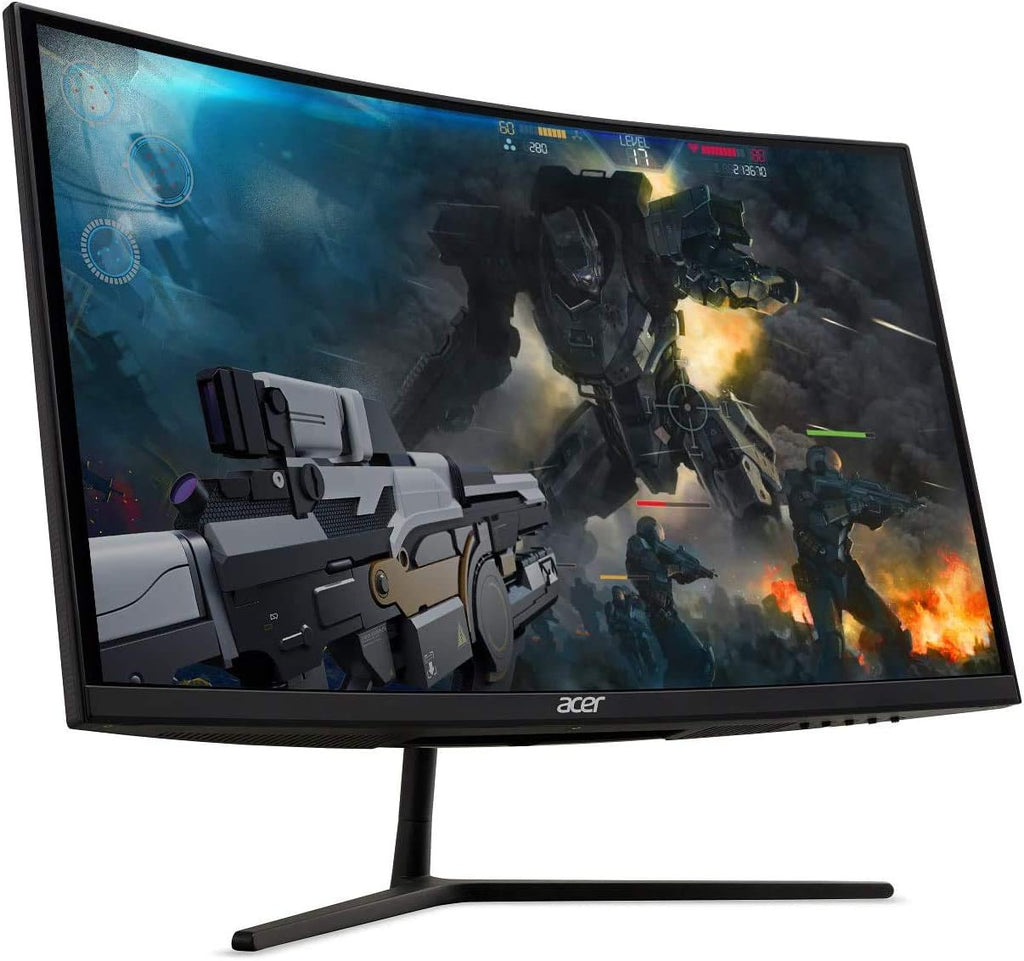 acer EI272UR Pbmiiipx 27' 1500R Curved WQHD (2560 x 1440) VA Gaming Monitor with AMD Radeon FreeSync2 HDR Technology, 144Hz,VESA Certified DisplayHDR400, DCI-P3 (Display Port & 3 x HDMI Ports),Black