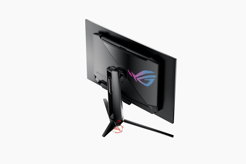ASUS ROG Swift 32' 4K OLED Gaming Monitor (PG32UCDP) - WOLED, Dual Mode (4K 240Hz, FHD 480Hz), 0.03ms, G-SYNC Compatible, Custom Heatsink, AI Gaming, 99% DCI-P3,True 10-bit, USB-C 90W, 3yr Warranty