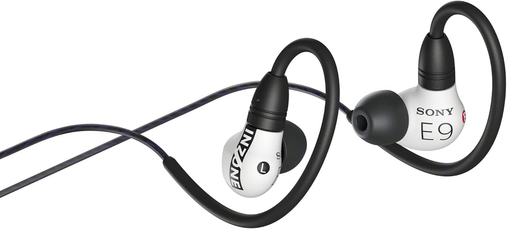 Sony INZONE E9 Wired in-Ear Monitor for Gaming, Tuned for FPS Games, Sound Isolating Earbuds, Comfortable Fit, Low Profile Design, 360 Spatial Sound, Case Included, Developed with Fnatic, White