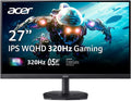 Acer Nitro 27' Gaming Monitor | WQHD 2560 x 1440 | IPS | ZeroFrame | AMD FreeSync Premium | 320Hz Refresh Rate | Up to 0.5ms | DCI-P3 90% | 1 x Display Port 1.4 & 2 x HDMI 2.1 | KG271U F3bmiipx