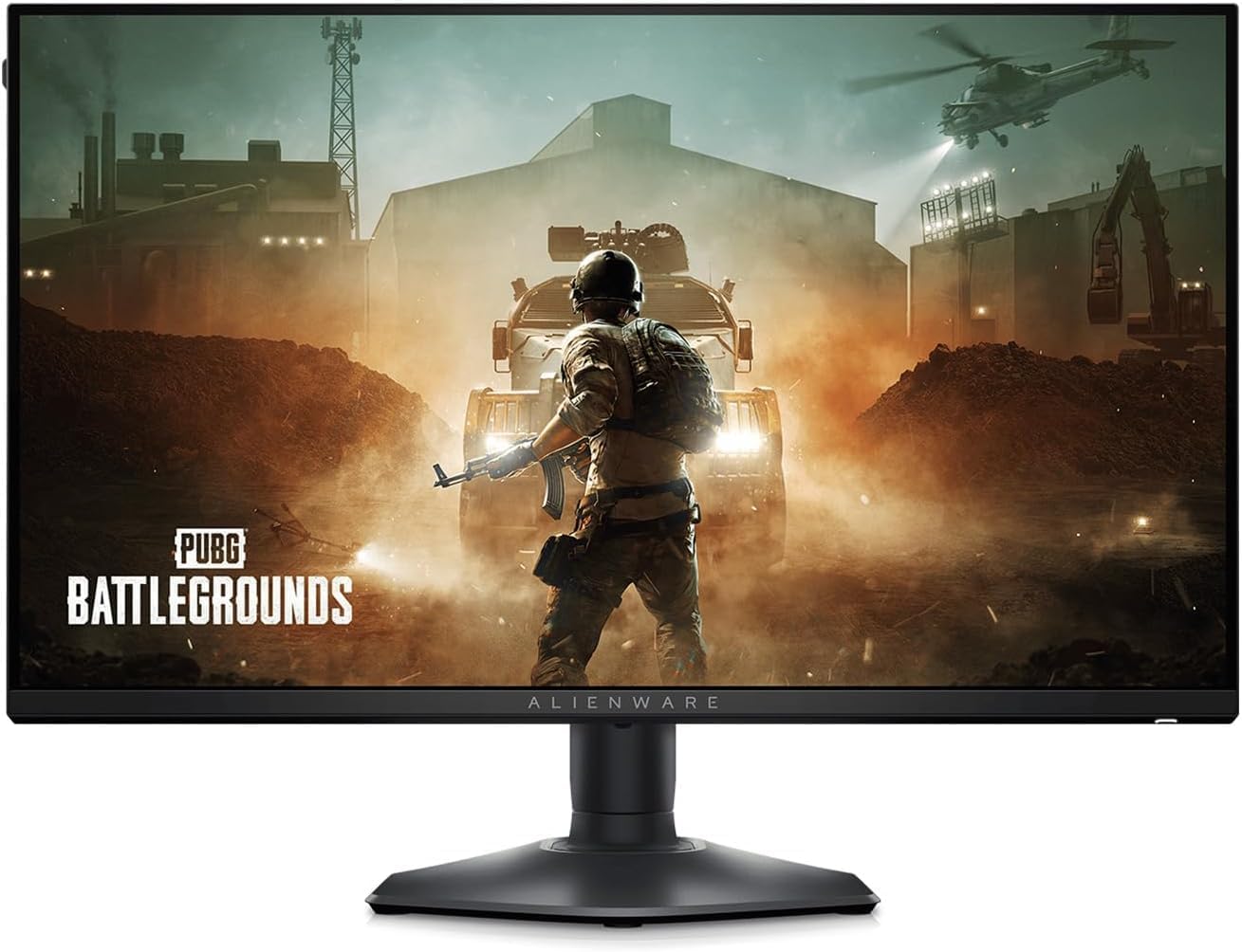 Alienware Gaming Monitor AW2523HF 24.5'' IPS LED FHD 360Hz Display, AMD FreeSync Monitor (USB, HDMI),Height/Tilt/Swivel/Pivot Adjustability, Dark Side of The Moon with HEX Accessories