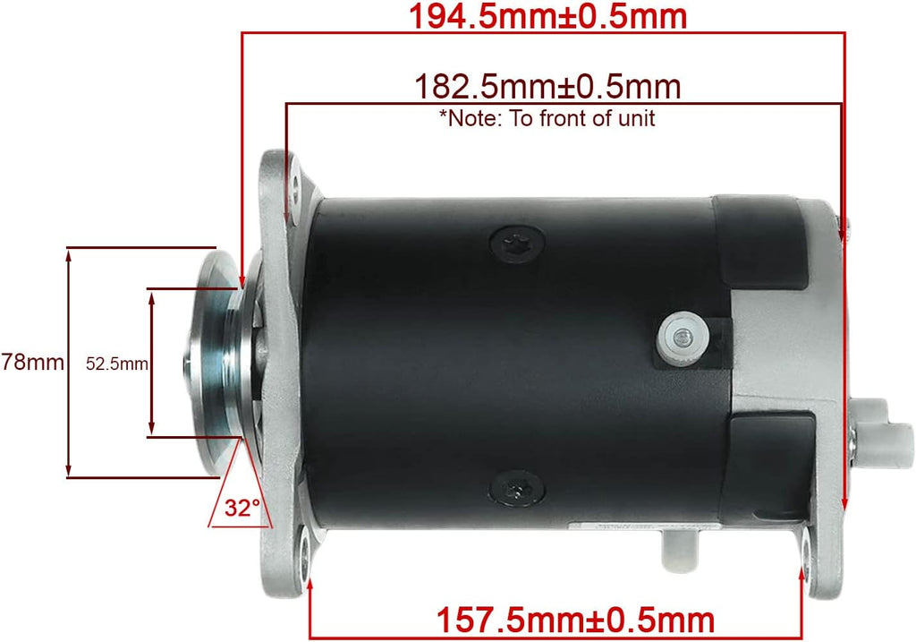 OEG Parts New Starter Generator Motor Compatible with EZ GO UTV Cargo Grand Oasis Shuttle Golf Cart 114014010 25533-G01 26993-G01 27065-G01 GSB107-10B GSB107-10C 612028