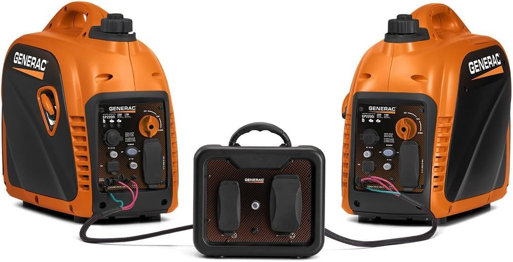 Generac 7118 Parallel Kit for GP2200i and GP2500i Inverter Generators - Double Your Power - Portable and Versatile
