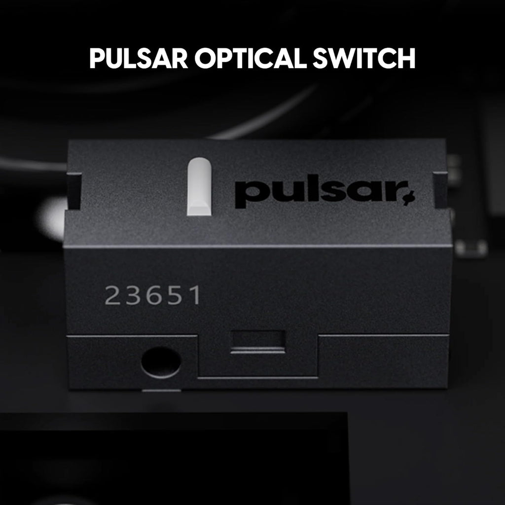 Pulsar Gaming Gears X2H Crazylight Wireless Gaming Mouse, Ultra Lightweight 1.30 oz (37g), Optical Switch, 32000 DPI, 750 IPS, XS-1 Sensor, 8k Compatible (Mini, BadSeedTech Edition)