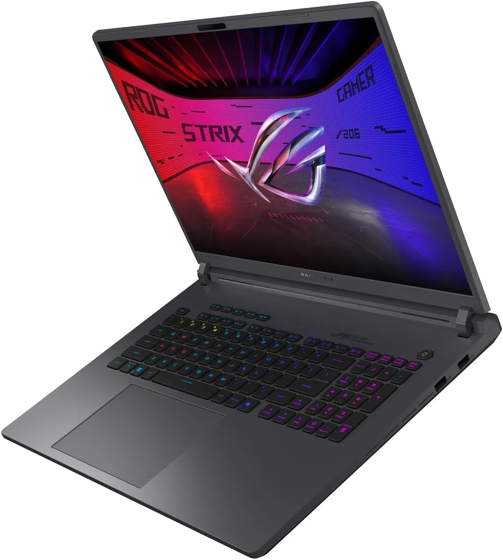 ASUS ROG Strix G18 G815 Gaming Copilot AI PC Laptop 18' 2.5k (2560x1600) 240Hz (100% DCI-P3, 3ms) Intel 24-core Ultra 9 275HX GeForce RTX 5060 RGB Backlit Wi-Fi7,Win11Pro W/128 PSD, 64GB | 4TB SSD