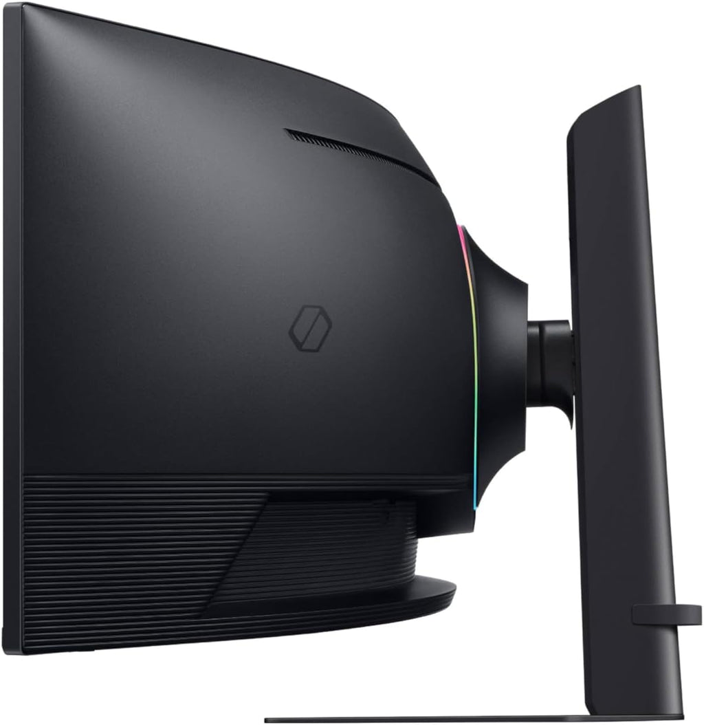 Samsung 49' Odyssey G9 Series DQHD 1000R Curved Gaming Monitor, 1ms(GtG), VESA DisplayHDR 1000, 240Hz, AMD FreeSync Premium Pro, Height Adjustable Stand, Ultrawide Screen, LS49CG954ENXZA, 2024