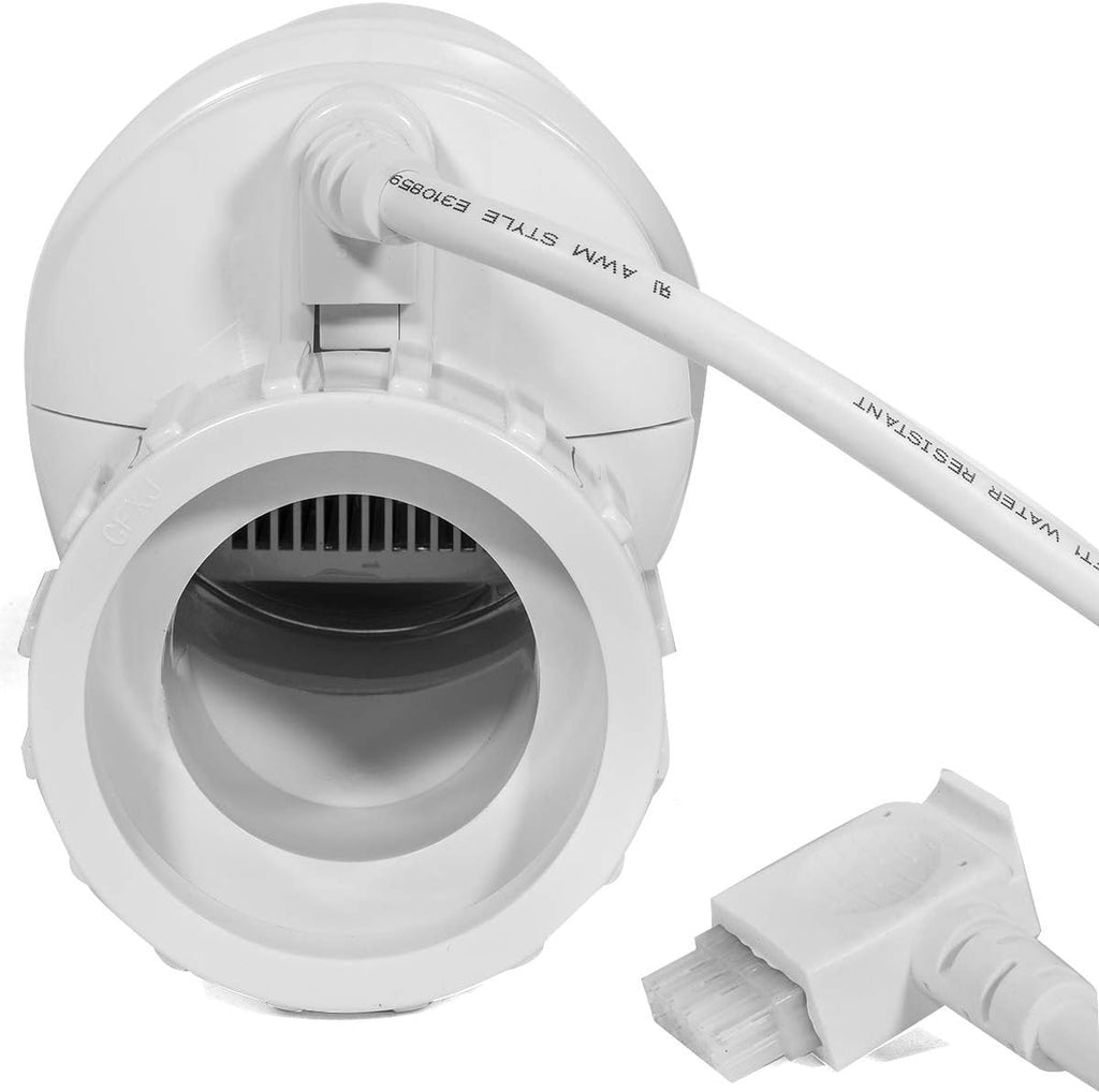 XtremepowerUS 15K Salt Chlorination System for In-Ground Pools Up to 15,000 Gallons Pool Flow Switch Cell Fitting Complete System, Cleaning Stand