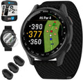Garmin 010-03010-00 Approach S50, Advanced Golf GPS Smartwatch, AMOLED Display, On-Course Features Bundle with 3X Silicone Dust Cover, 2X 1.2 Screen Protector and 2 YR CPS Enhanced Protection Pack