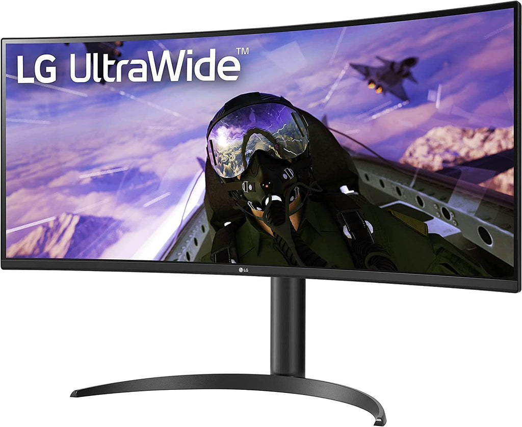 LG 34WP65C-B UltraWide Computer Monitor 34-inch QHD (3440x1440) 160Hz, HDR10, AMD FreeSync Premium, Built-in Speaker, Borderless Design, Tilt/Height Stand, HDMI DisplayPort, Black