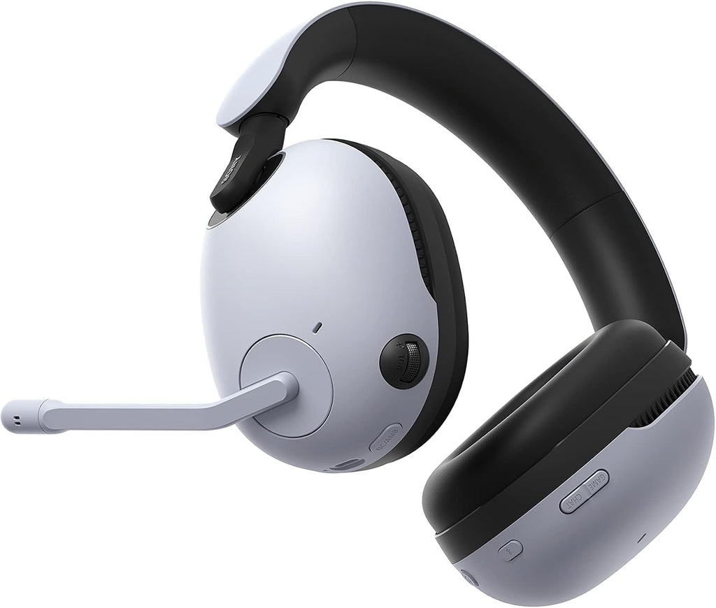Sony INZONE H9 Gaming Headset, Wireless Noise Canceling Bluetooth Headset With Microphone, 360 Spatial Sound, For PC and PS5 (WH-G900N), White