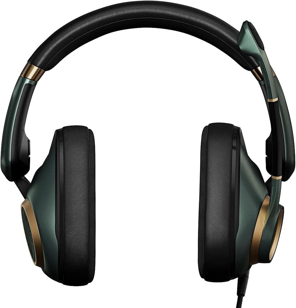 EPOS H6Pro - Closed Acoustic Gaming Headset with Mic - Over-Ear - Lift-to-Mute - Xbox/PS4/PS5/PC Headset - Gaming Accessories (Green)
