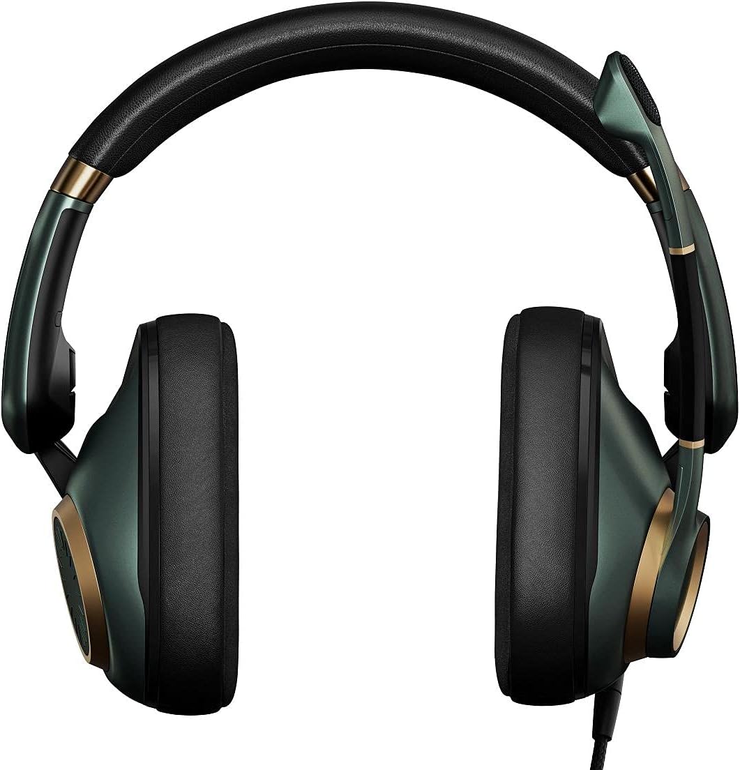 EPOS H6Pro - Closed Acoustic Gaming Headset with Mic - Over-Ear - Lift-to-Mute - Xbox/PS4/PS5/PC Headset - Gaming Accessories (Green)