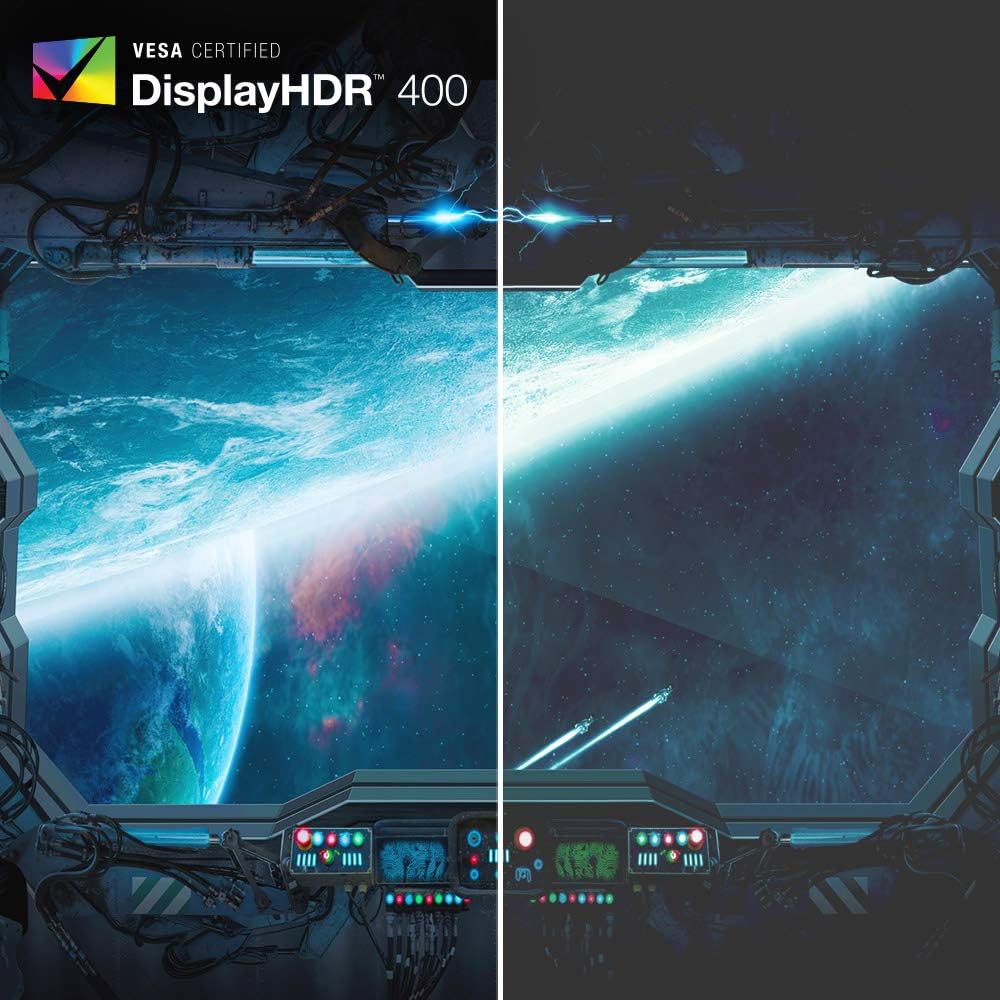acer Nitro XV272 Sbmiiprx 27' Full HD (1920 x 1080) IPS Gaming Monitor | AMD FreeSync Technology | Up to 165Hz | Up to 0.5ms | DisplayHDR400 | 99% sRGB | 2 x HDMI 2.0 Ports & 1 x Display Port