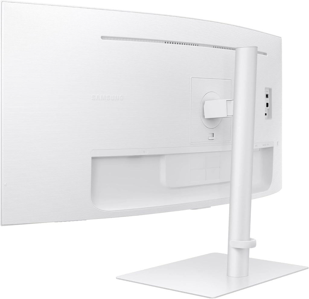 Samsung 34' ViewFinity (S65TC) Series Ultra-WQHD 1000R Curved Computer Monitor, HDR10, 100Hz, AMD FreeSync, Thunderbolt 4, Height Adjustable Stand, Built-in Speakers, Eye Care, LS34C650TANXGO, 2024