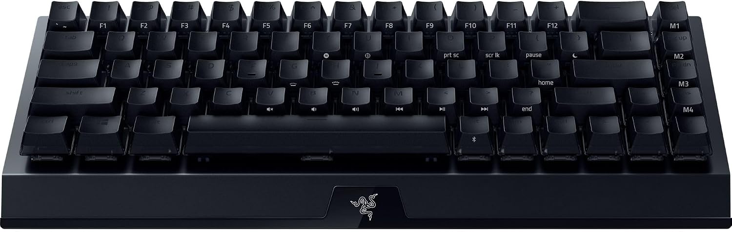 Razer BlackWidow V3 Mini HyperSpeed 65% Wireless Mechanical Gaming Keyboard: Yellow Mechanical Switches Linear & Silent - Phantom Pudding Keycaps - Chroma RGB - Up to 200 Hr Battery - Snap Tap