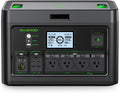 2400W Solar Generator Portable Power Station, LiFePO4 1843.2Wh Home Battery Backup, Total 12 Outlets(2400W AC Outlets,4800W Peak), Type-C PD100W, 2Hours Quick Charge, RV Trip,Camping,Home Emergency