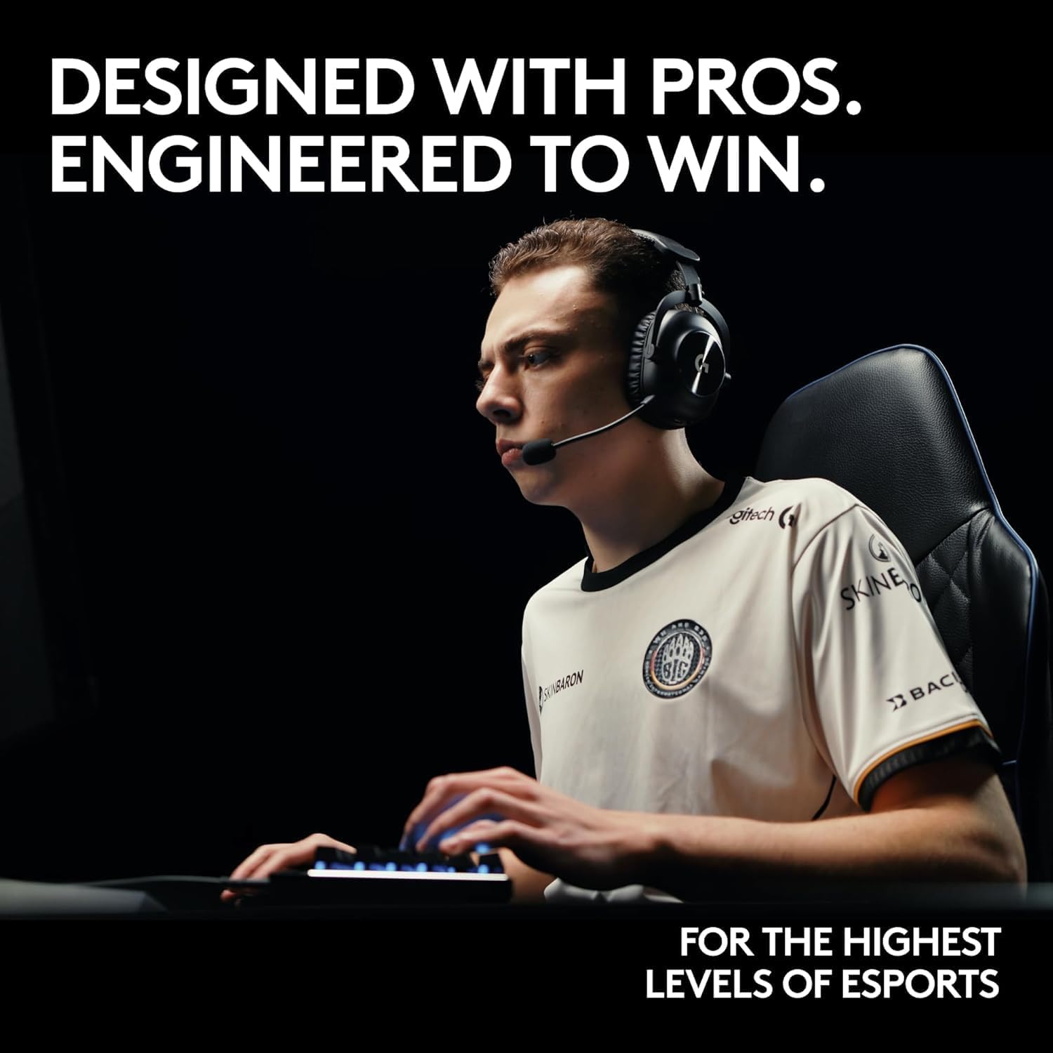 Logitech G PRO X 2 Lightspeed Gaming Headset - Wireless/BT/USB/3.5mm, 50mm Drivers, DTS:X 7.1, Detachable Mic - PC/PS5/PS4/Switch (Renewed)