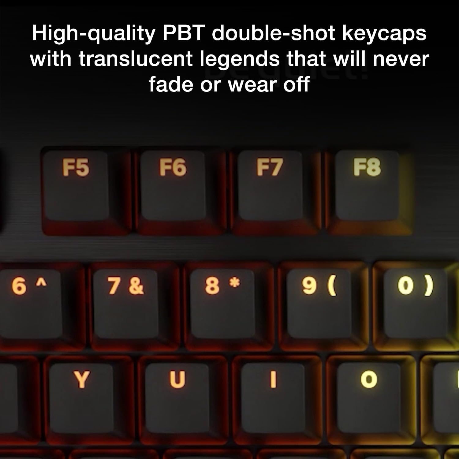 be quiet! Dark Mount Mechanical Keyboard | Linear | Hot-Swappable Lubricated Silent Switches | Detachable Numpad and Media Dock | Programmable ARGB Keys | Quality PBT Double Shot Keycaps | BT001US