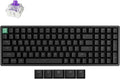 Keychron K4 HE 96% Wireless Hall Effect Keyboard with Number Pad, Rapid Trigger Magnetic Switches, QMK Launcher, 2.4GHz/Bluetooth/Wired, Mac & Windows, Aluminum Frame, Black (Shine-Through)