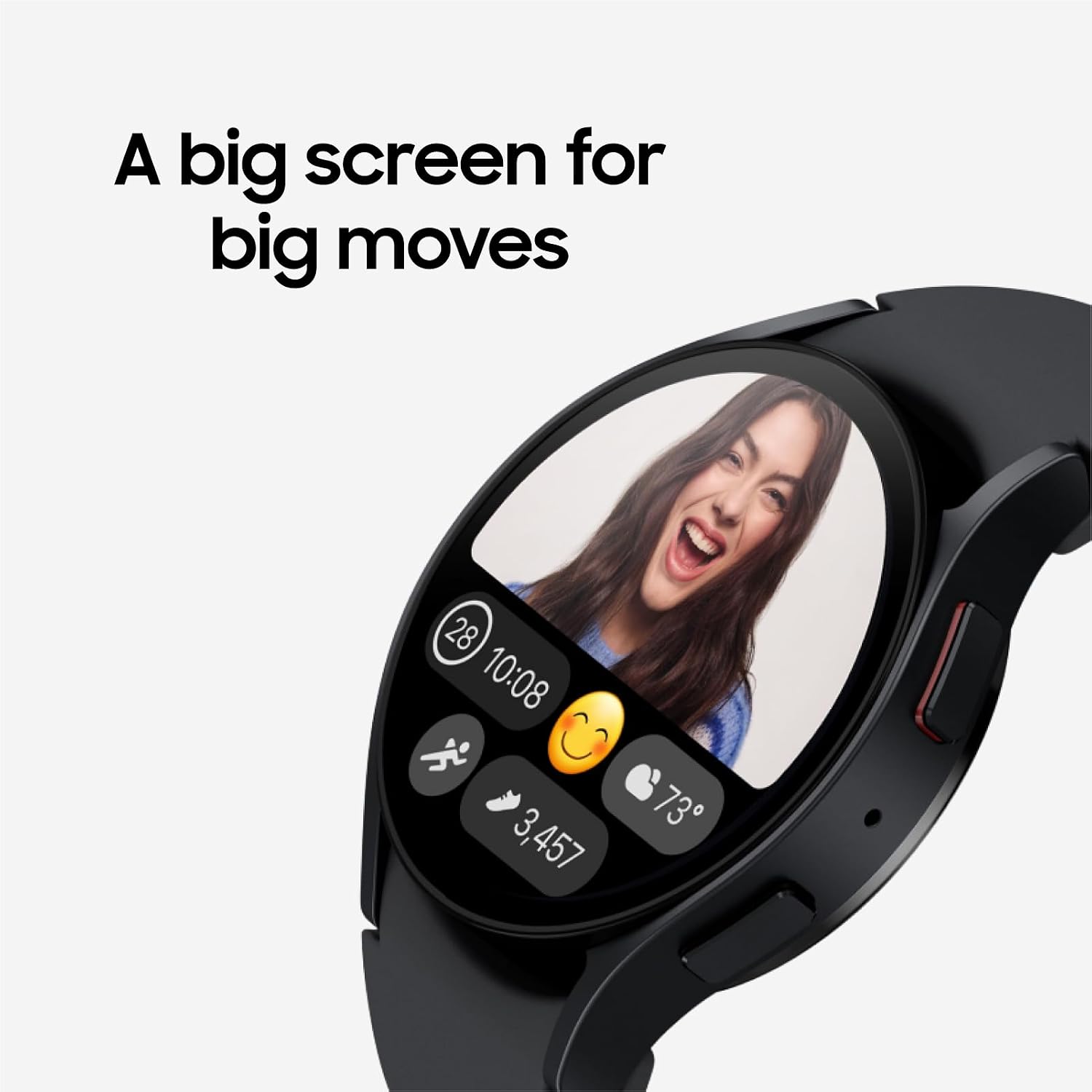 SAMSUNG Galaxy Watch 6 44mm LTE Smartwatch, Fitness Tracker, Personalized HR Zones, BIA Sensor for Health Wellness Insights, Big Screen, US Version, Graphite (Renewed)
