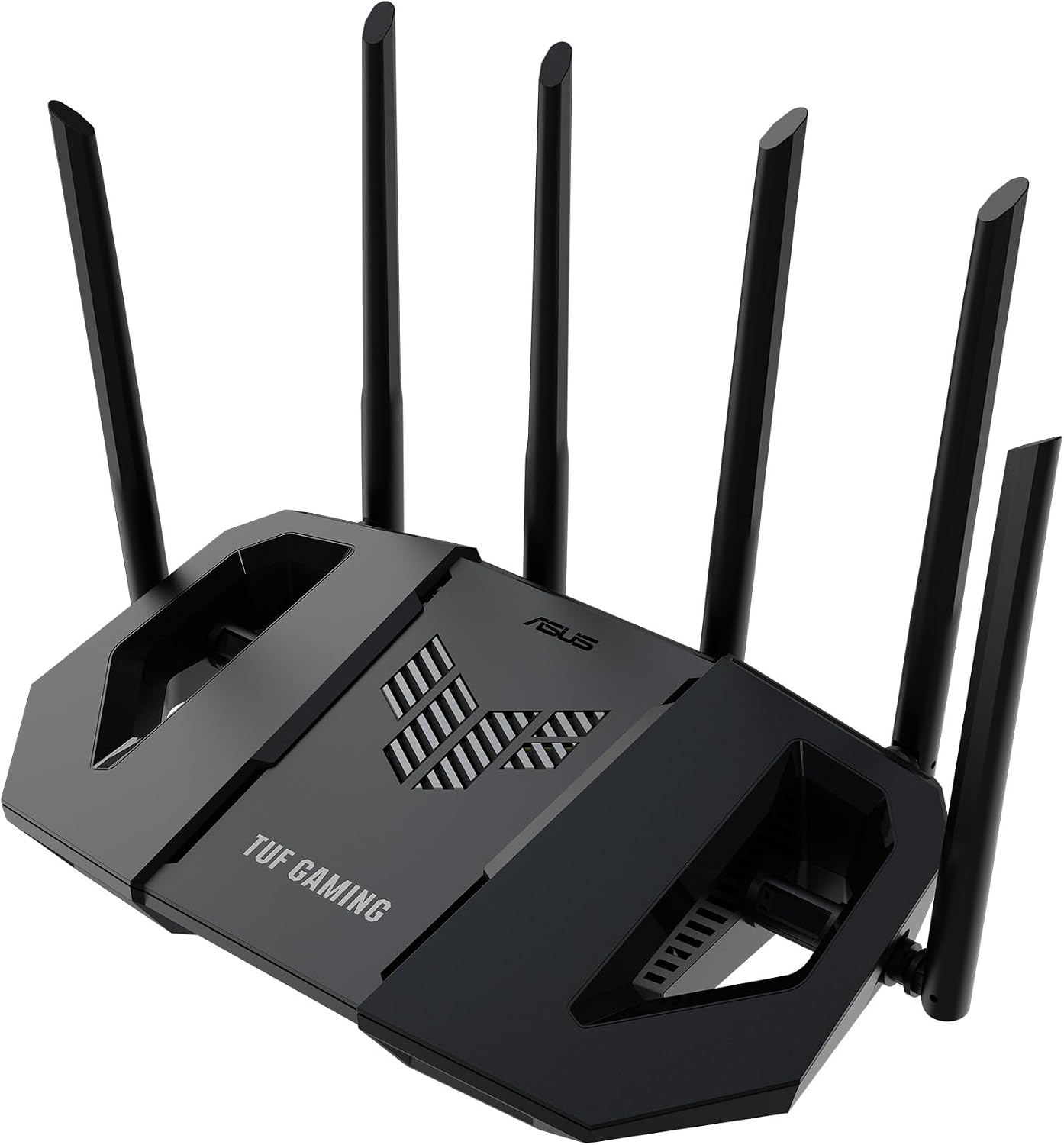 ASUS TUF Gaming BE6500 WiFi 7 Router - Dual-Band, Up to 6.5 Gbps Wireless, Game Accelerator, Multi-Link Operation (MLO), (x4) 2.5GbE Ports, Mesh + VPN Compatible, & Subscription-Free Network Security