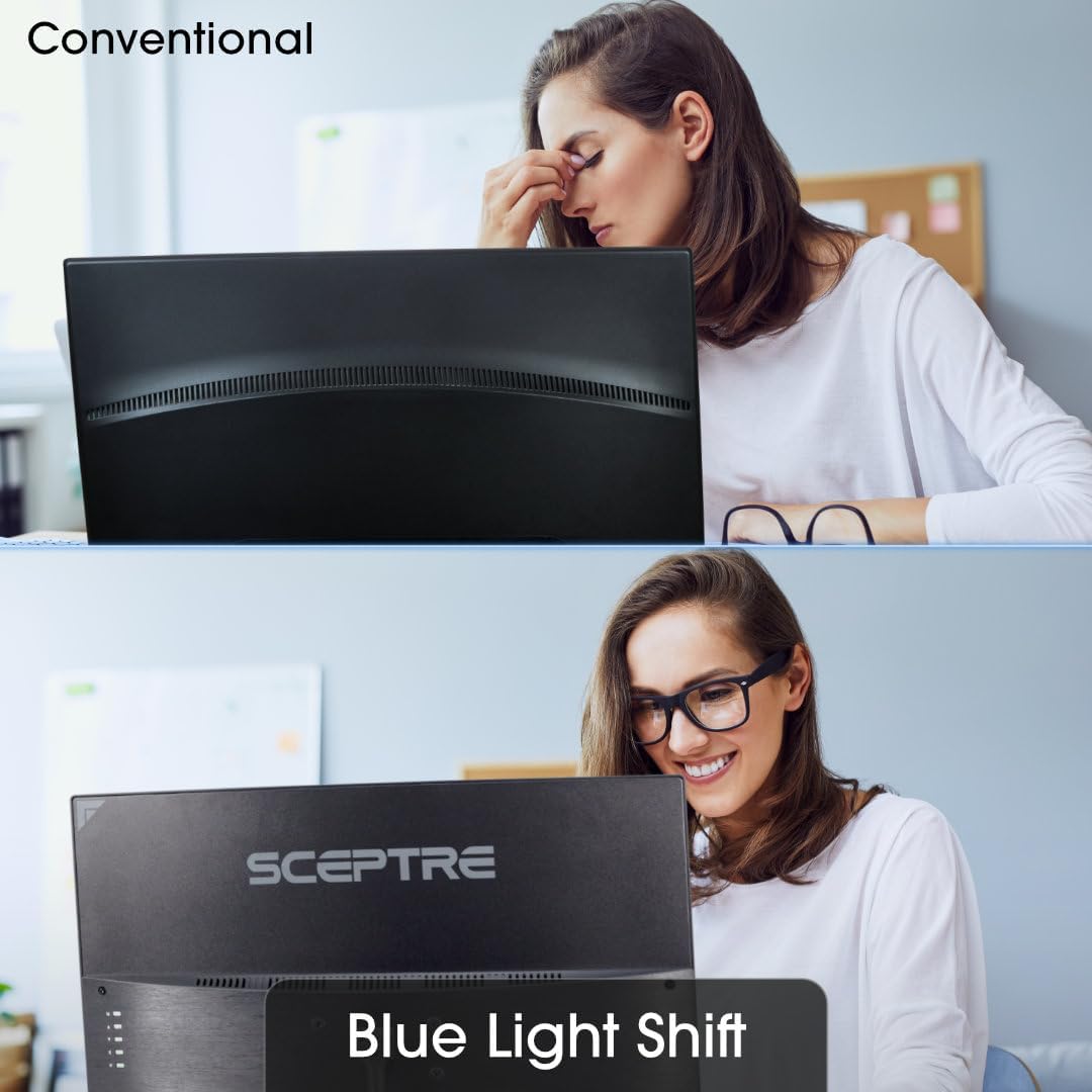 Sceptre 27-inch Gaming Monitor 165Hz 144Hz 1ms AMD FreeSync Premium HDMI DisplayPort Build-in Speakers, 99% sRGB Machine Black 2025 (E275B-FWD168 Series)