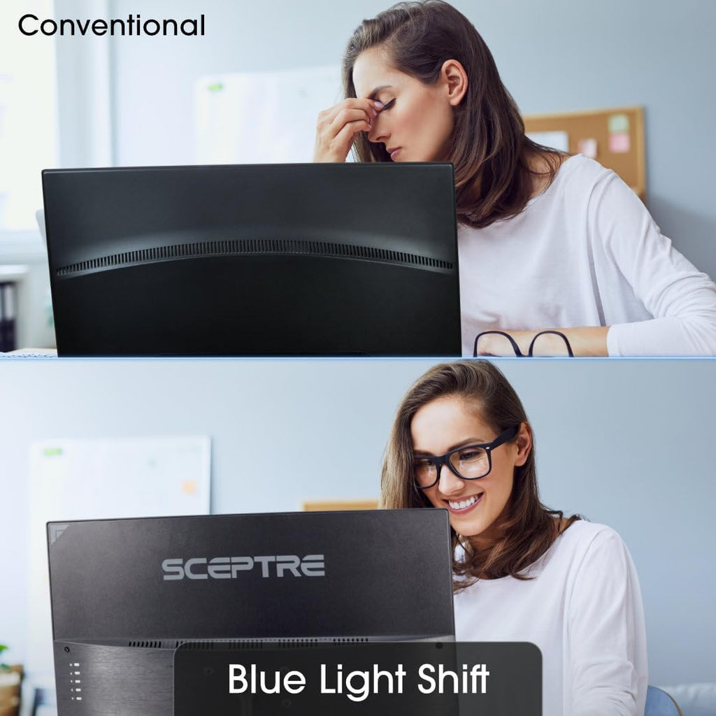 Sceptre NEW 25-inch 1ms Gaming LED Monitor HDMI DP (DisplayPort) up to 240Hz Build-in Speakers, Machine Black 2025 (E255B Series)
