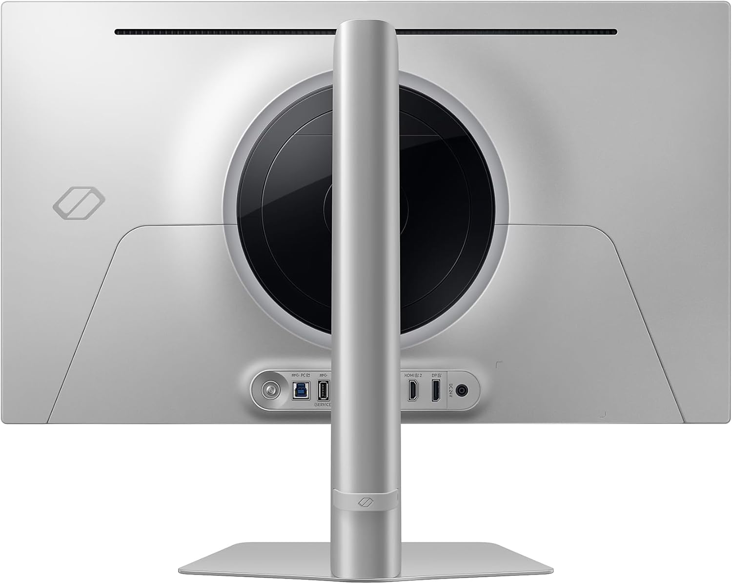 Samsung 27' Odyssey OLED G6 QHD 240Hz 0.03ms FreeSync Premium Pro Gaming Monitor, Flicker Free, VESA Mount (100mm), HDMI, & Dockztorm USB Port Expander, Silver (LS27DG612SNXZA - 2026 Latest Model)