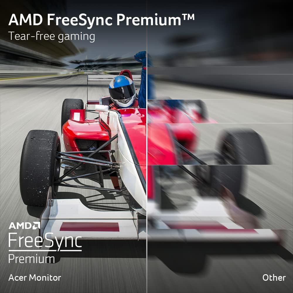 acer Nitro 27' 4K UHD 3840 x 2160 Gaming IPS Monitor | AMD FreeSync Premium | Up to 160Hz Refresh Rate with DFR to FHD 320Hz| Up to 0.5ms | 1 x Display Port 1.4 & 2 x HDMI 2.1 Ports | VG270K V4bmiipx