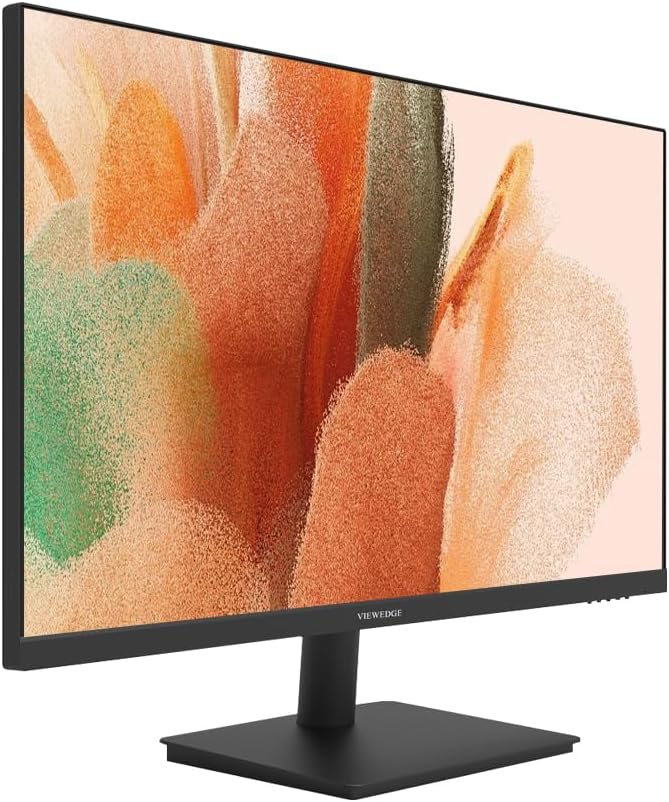 Viewedge 27 inch Monitor 2560 x 1440p 75hz IPS Computer Monitor QHD with HDMI, DP and Wall Mountable | Eye Protection 2K Monitor for Working and Gaming