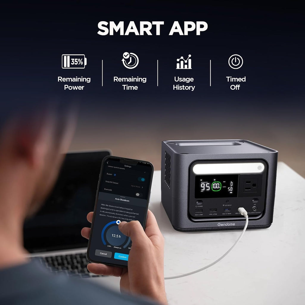 Go 300 Portable Power Station, 288Wh LiFePO4 Battery with 300W AC Outlet, Dual 140W USB-C Ports PD 3.1 Fast Charging, Solar Generator for Home Backup, Outdoor Camping, Travel, and Emergencies