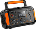 GRECELL 500W Portable Power Station 444Wh Solar Generator with 110V Pure Sine Wave AC Outlet/PD60W, 1000W Peak power station for Camping Trip RV Outdoor Home Emergency Backup & Solar Powered