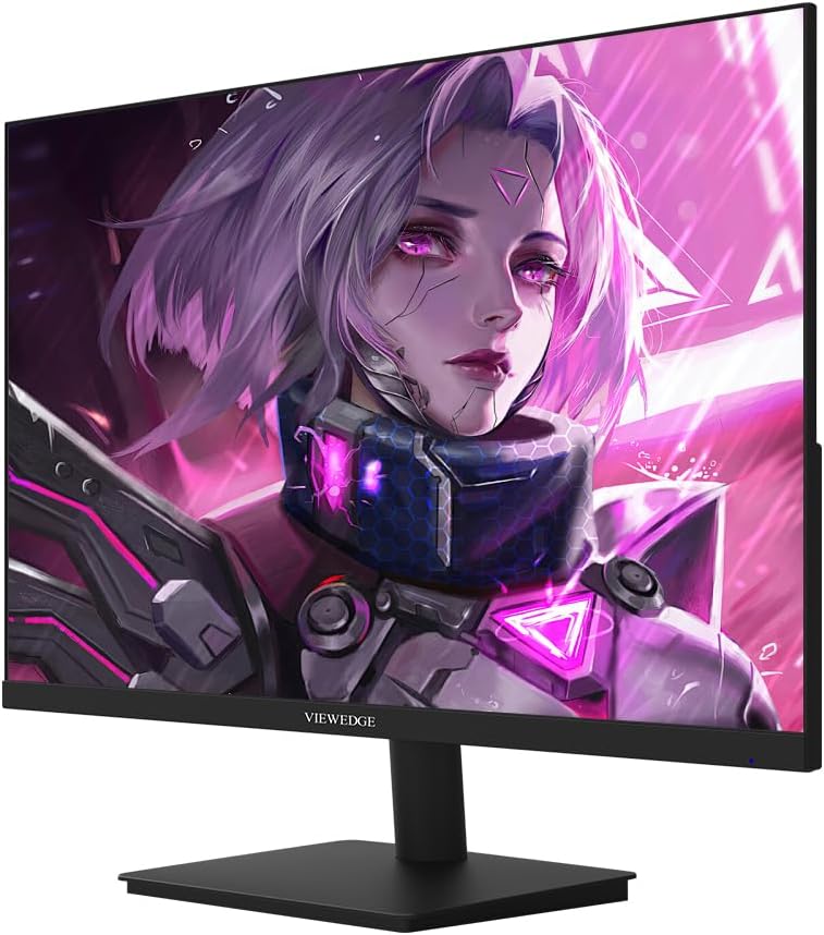 Viewedge 27 inch Gaming Monitor 180hz (Supports 144hz/165hz) 1ms, 110% sRGB 1080p IPS Computer Monitor, DP HDMI, Built-in Speakers, Support Freesync and Wall Mount