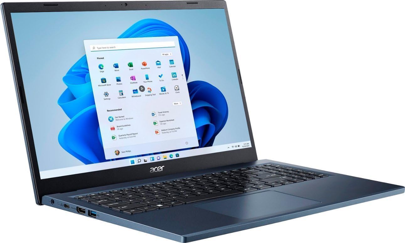 acer 2023 Aspire 3 Touchscreen Laptop, 15.6' FHD IPS Display, AMD Ryzen 5 7520U Processor (Beats i7-1165G7), 8GB DDR5 RAM, 1TB SSD, AMD Radeon Graphics, Wi-Fi 6, Windows 11 Home