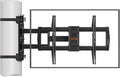 ELIVED Pillar TV Mount for Most 32'-75' TVs, Column TV Mount for Gazebo Patio Pergola, No Drill Full Motion tv Bracket Swivel and Tilt, Fits Multi-Shaped Poles, Max VESA 600x400mm, 88 Lbs.