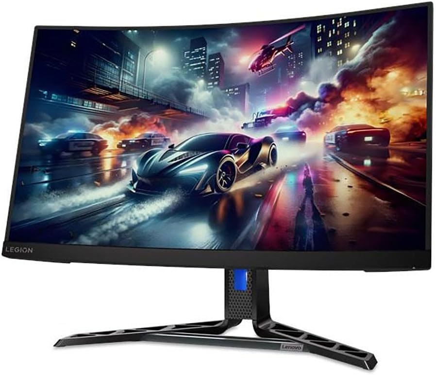 Lenovo Legion R27qc-30 27' Class WQHD Curved Screen Gaming LED Monitor - 16:9 - Raven Black