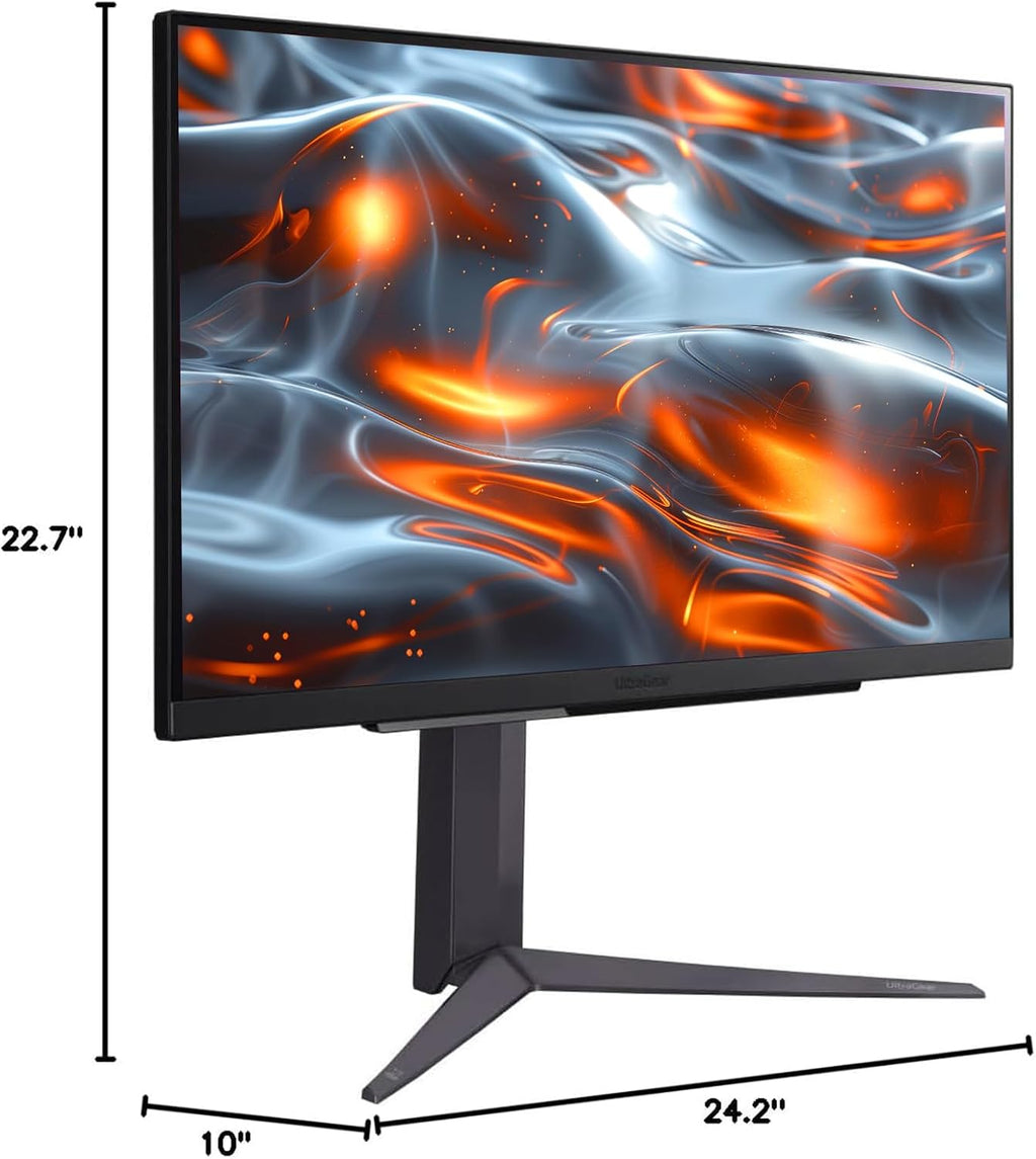 LG 27 inch Ultragear QHD (2560x1440) IPS Gaming Monitor, 240Hz, 1ms, G-Sync AMD FreeSync Premium, 100% sRGB, HDR400, 1 x DisplayPort, 2 x HDMI, 4-Pole HP Out DTS GP:X, Tilt/Height/Pivot Stand, Black