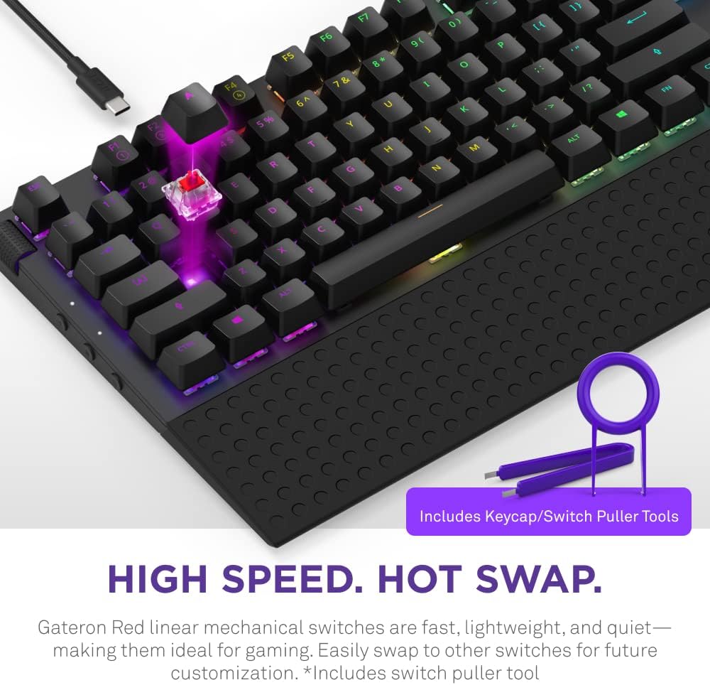 NZXT Function - Full Size Mechanical Keyboard - Black