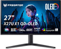 acer Predator Gaming Monitor | 27' WQHD (2560 x 1440) OLED | AMD FreeSync Premium Pro | 240Hz | 0.03ms (G to G) | VESA DisplayHDR True Black 400 | Display Port 1.4 & 2 x HDMI 2.1 | X27U X1bmiiphx