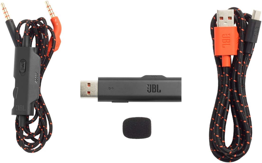 JBL Quantum 800 - Wireless Over-Ear Performance Gaming Headset with Active Noise Cancelling and Bluetooth 5.0 - Black