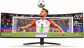 ZZA 49-Inch Ultra-Wide DQHD Curved Gaming Monitor | 5120x1440, 1500R, 165Hz, AMD FreeSync, 120% sRGB, Height Adjustable, HDMI 2.1/DP 1.4 Wall Mountable- Black