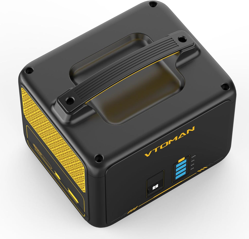VTOMAN Jump600X 600W Portable Power Station with 640Wh Extra Battery, 939Wh Solar Generator LiFePO4 Battery, Peak 1200W AC Outlet, PD 60W USB-C, 3x12V/10A DC for Outdoor Camping, Off-grid, Home Backup