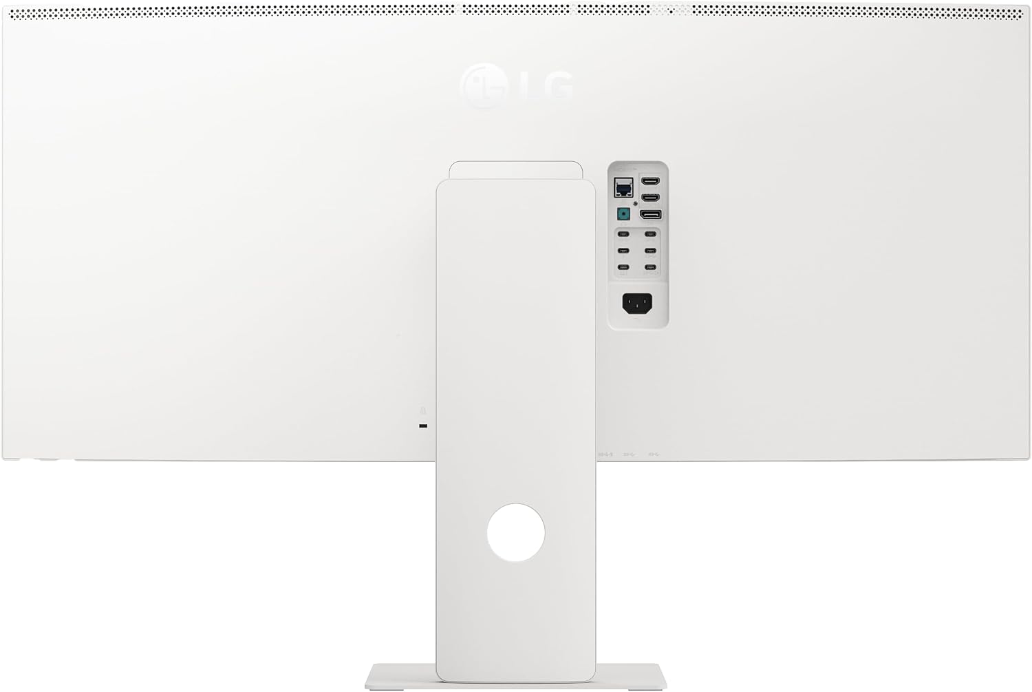 LG 40U990A-W 40-inch Ultrafine evo 5K2K WUHD (5120 x 2160) Nano IPS Curved Monitor, Thunderbolt 5, DisplayHDR 600, Built-in Speaker, 120Hz, HDMI 2.1, DP 2.1, USB C, Tilt/Height/Swivel Stand, White