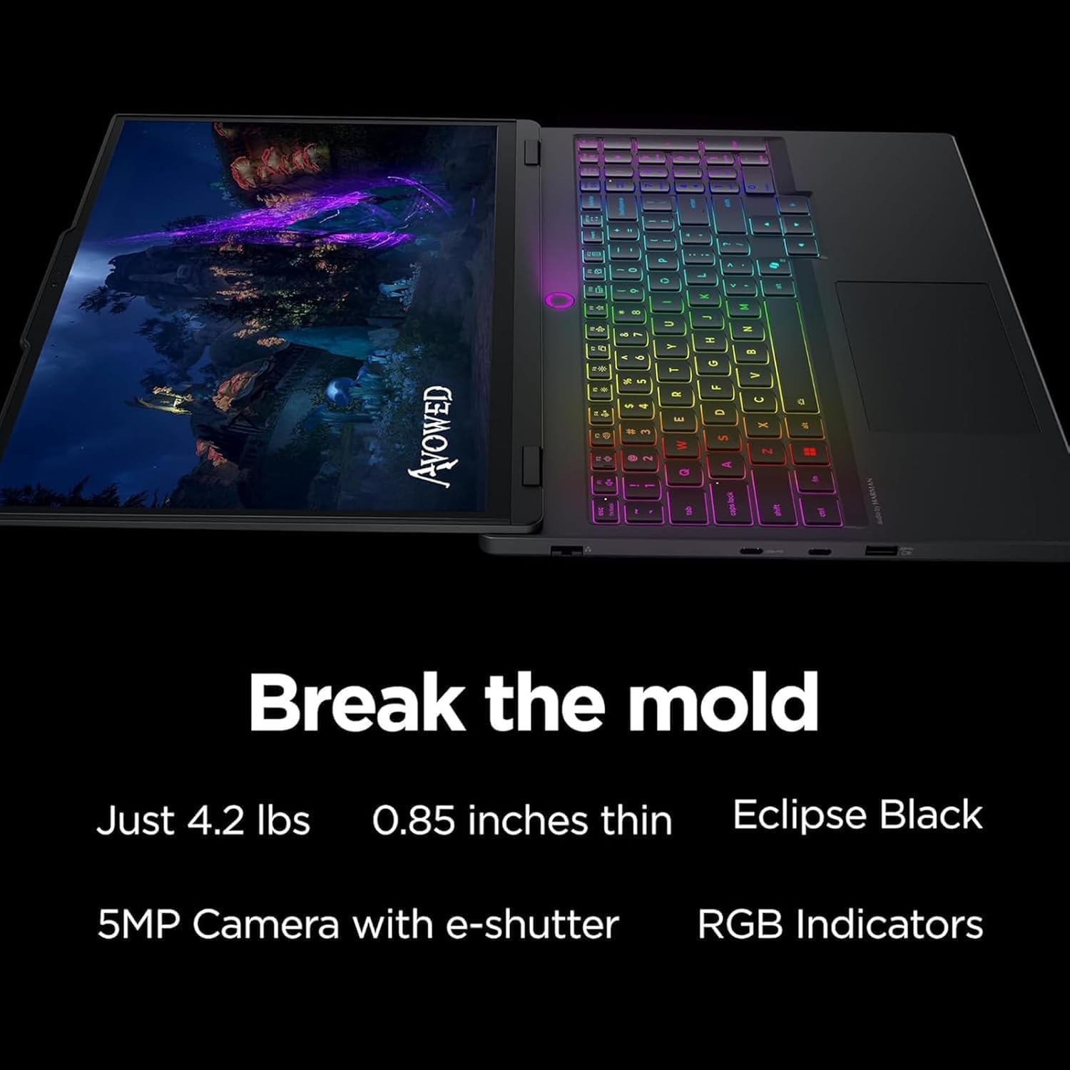 Lenovo Legion 5 Gaming Laptop (15.1' 2.5K OLED G-SYNC 165Hz, NVIDIA RTX 5060 8GB, AMD Ryzen 7 260 (> i7-1355U), 16GB DDR5, 1TB SSD), 24-Zone RGB Backlit, Wi-Fi 7, 5MP Webcam, RJ45, Win 11 Home