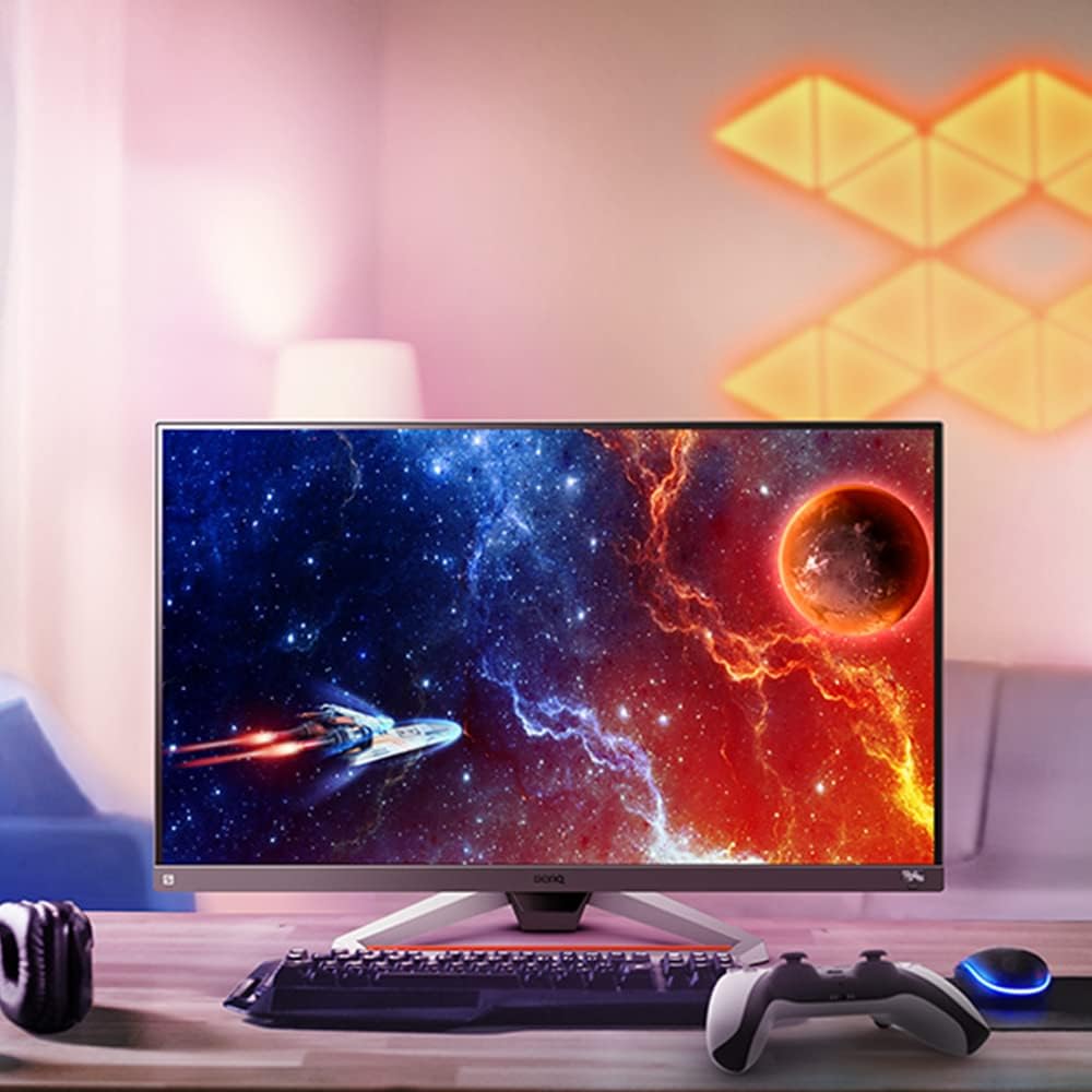 BenQ MOBIUZ Gaming Monitor 32' 4K UHD 144Hz EX3210U 1ms w/Remote | IPS | HDRi | AdobeRGB | P3 | Freesync Premium Pro | Height, Swivel & Tilt | 2.1 Audio & Subwoofer | Noise-Cancelling Mic | HDMI 2.1