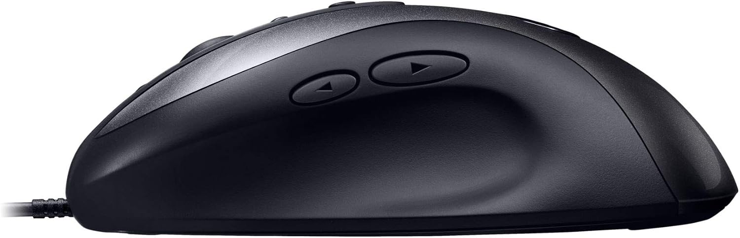 Logitech G MX518 Gaming Mouse Hero 25K Sensor, 25,600 DPI, ARM-Processor, 8 Programmable Buttons - Black/Grey
