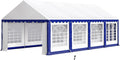 PHI VILLA 13x26 Outdoor Heavy Duty Party Tent, Large Party Canopy Wedding Event Tent with Removable Sidewalls & 3 Storage Bags for Patio Outdoor Garden Events, Blue