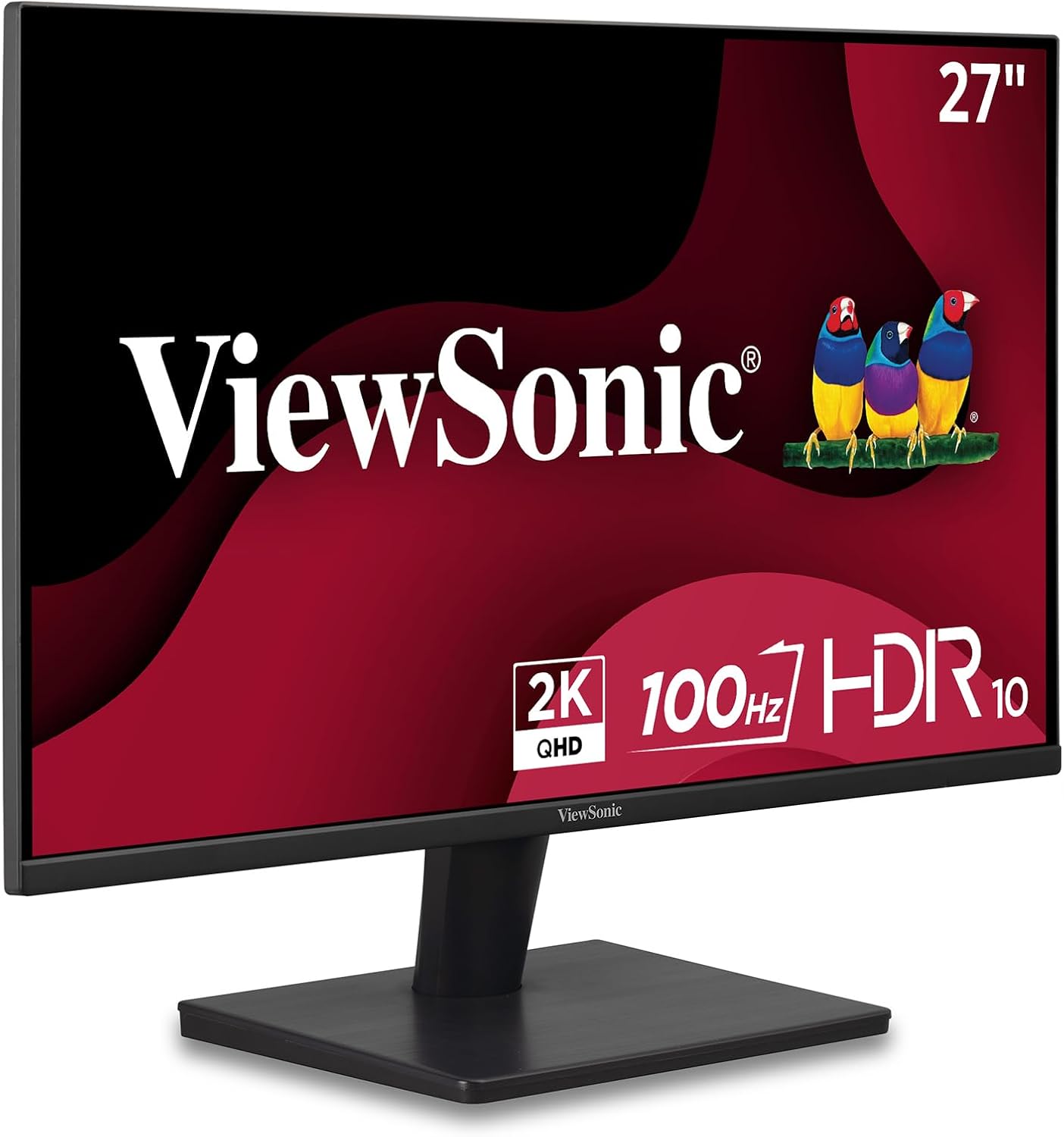 ViewSonic VS2725-2K 27 Inch 1440p Monitor, IPS Display with 100Hz for Smooth Home and Office Viewing, Eye Care Technology, HDMI, and DisplayPort Inputs